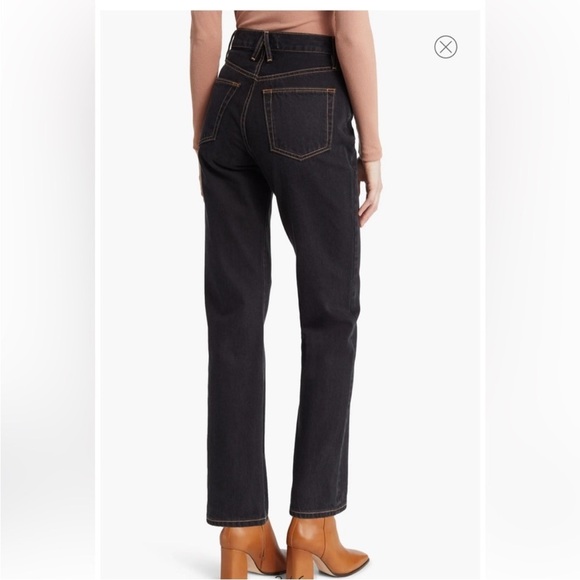 SLVRLAKE | London Jeans High Rise Straight Leg Dark Wash Size 25 - Picture 3 of 9